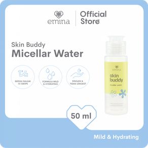 Emina Skin Buddy Micellar Water - Pembersih Wajah Mild & Hydrating Menghidrasi & Menyegarkan Kulit