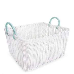 Spring Extra Extra Large / Keranjang Rotan Multifungsi - Biru Muda