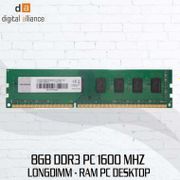 Digital alliance DA DRIVE 8 GB DDR3 PC 1600 Mhz - Longdimm Ram PC