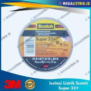 Isolasi Scotch 3M SUPER 33+ Vinyl Electrical Tape