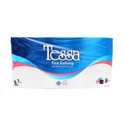 Tessa Toilet polybag PB-16 [8 rolls/300 Sheets/3 Ply]