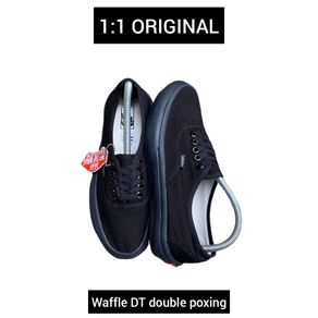GARANSI 1:1 ORIGINAL Vans Authentic Full Black Sneakers Hitam