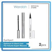 Paket Wardah Hi Black Liner + EyeXpert The Volume Expert Mascara