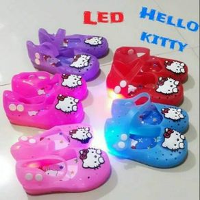 Sendal Jelly Anak Perempuan Hello Kitty LED KSF-1702 - 18