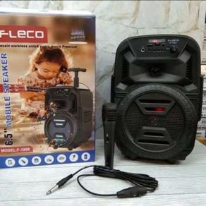 Speaker Fleco F-1958 portable bluetooth free mic