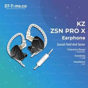 Knowledge Zenith KZ ZSN Pro X Earphone with Mic