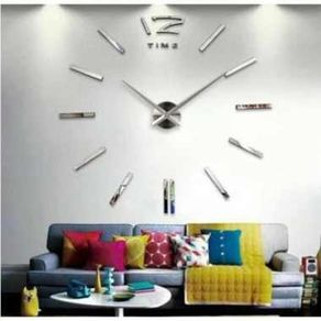 3D Giant Wall Clock / Jam Dinding