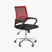 kursi kantor murah bagus kursi kantor bandung kursi kantor jaring - kk4005 merah tanpa bubble