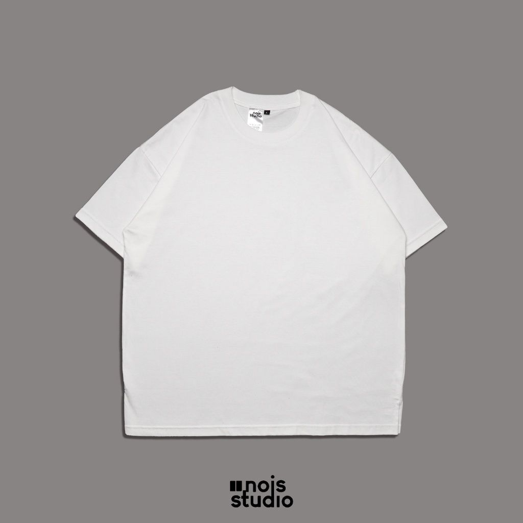 Pilihan oversized t shirt basic white 