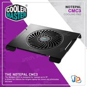 cooler master notepal cmc3 silent cooling pad fan laptop 14 -15 