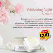 Ms Glow Original Whitening Night Cream Seller Resmi Krim Malam Untuk Mencerahkan Kulit Normal Skincare BPOM Perawatan Pemutih Wajah Manfaat Skin Care Glowing Reseller msglow Padang