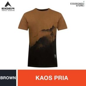 Gratis Ongkir Eiger 1989 Misty Mountain T-Shirt - Brown