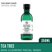 the body shop tea tree skin clearing facial wash 250ml