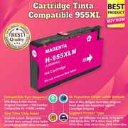 cartridge tinta hp 955xl 955 xl compatible 7720 7740 8210 8740 8720 - merah