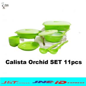 Calista Orchid SET 11pcs Prasmanan Set Tempat Wadah Makan Saji