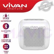 Unik Speaker Bluetooth Waterproof Vivan VS1 Outdoor Speaker Akitf White - White Berkualitas