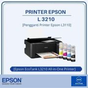 Printer Epson L3210 Ink Tank All in One AIO Print Scan Copy - Include Tinta Ori