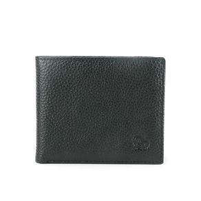 Adobree Dompet Lipat Pendek Pria Men Short Wallet PU Leather Branded Impor 1711411902BLA