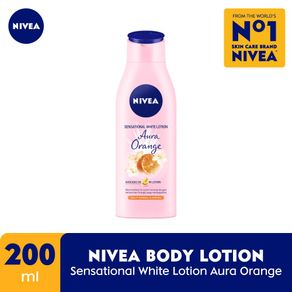 NIVEA Sensational White Body Lotion Aura Orange - 200 ml