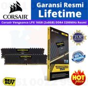 Corsair Vengeance LPX 16GB (2x8) PC3200 DDR4 CMK16GX4M2E3200C16 Resmi