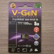 Tanpa Merk MicroSD V-GeN Turbo 8GB Class 10 Memory Card Micro SD VGEN M