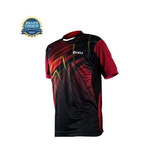 Eagle Badminton T-Shirt Faster – T- Shirt Badminton Merah/Hitam