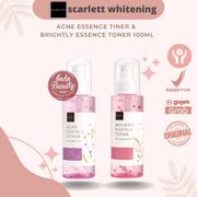 SCARLETT WHITENING ACNE ESSENCE TONER & BRIGHTLY ESSENCE TONER 100ml