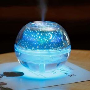 Aromatherapy Humidifier Led Night Projection Lamp 500ml