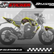 BYSON STICKER STRIPING BYSON KARBU STIKER MOTOR YAMAHA BYSON KARBU LIST VARIASI HOLOGRAM (JP.S2) 01
