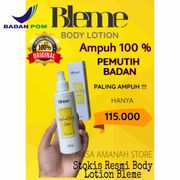 0bleme official asli ! original body lotion whitening bpom 100% bleme - beli 1
