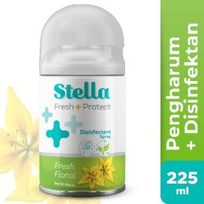 Stella Matic Fresh + Protect Disinfectant Spray Fresh Floral Disinfektan Pengharum Ruangan [225 mL] --