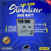 STABILIZER/STAVOL REGULATOR LISTRIK TOP STAR 3000 WATT
