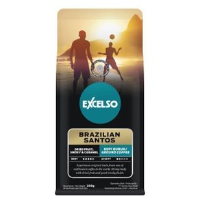 excelso brazilian santos coffee 200 gram (bubuk)