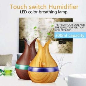 Humidifier Aromatherapy Diffuser Wood Design 300ml