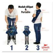 Kursi lipat portable kursi outdoor camping kemping SPEEDS 031-13- L - size m