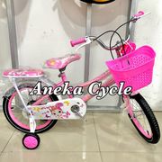 sepeda anak perempuan mini evergreen 16 sepeda anak cewek roda empat