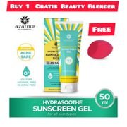 hydrashoothe sunscreen gel spf45+++ [ buy 1 get 1 lipstik maidah ] - spf 45