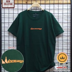 kaos greenlight hitam tshirt kaos pria termurah kaos distro terlaris - model 8 xl