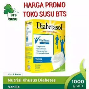 susu diabetasol 1kg vanila coklat 1000gr - coklat duscacat full packing