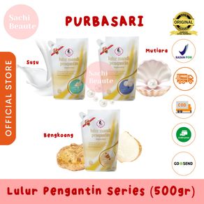 Purbasari Lulur Pengantin 500gr Kulit Halus dan Tampak Cerah
