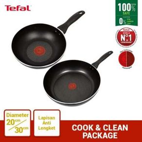 Tefal Cook & Clean Package - Wajan Panci Set Penggorengan Frypan