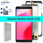 LCD Asli 5.45 "untuk Xiaomi Redmi 6A Layar LCD Layar Sentuh Rakitan Digitizer untuk Redmi 6 Pengganti Layar dengan Bingkai