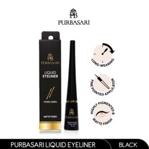 [ORIGINAL TERPERCAYA] Purbasari Liquid Eyeliner Hydra Series (Matte Finish) 4ml / Eye Liner / Pensil Mata