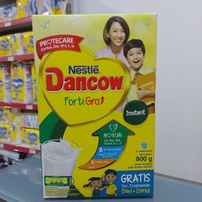 dancow fortigro susu bubuk susu anak full cream/instant/ coklat 800g - original instan