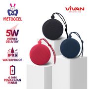 Speaker Bluetooth Mini VIVAN VS2 Wireless Outdoor Waterproof Resmi