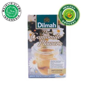 dilmah tea bags pure camomile flowers 30gr 20 sachet