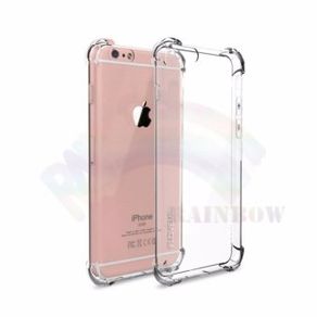 Rainbow Apple iPhone 7G /  iPhone 7S / Iphone7G / Iphone7s Ukuran 4.7 inch Soft Case Anti Crack / Softcase Anti Shock / Silicon TPU / Softshell / Casing iPhone - Clear