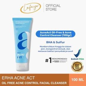 ERHA AcneAct Oil & Acne Control Cleanser - Pembersih Wajah Berminyak
