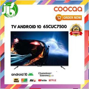 COOCAA SMART TV 65 INCH 4K UHD TV ANDROID 10 65CUC7500
