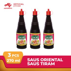 Saori® SAORI Saos Tiram Botol Merah Besar Asin Manis Gurih Botol Merah Kecil 270ml